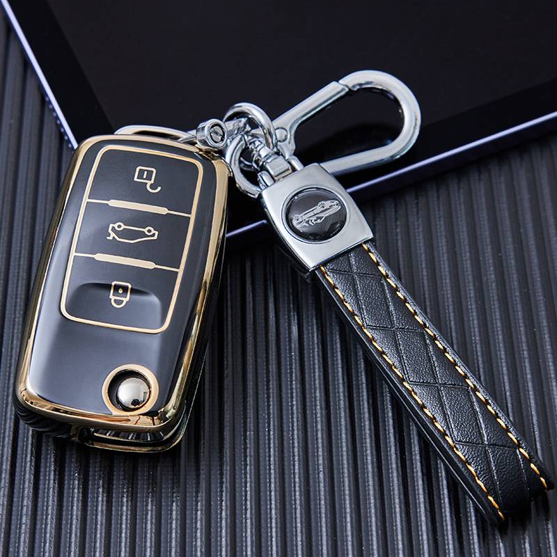 Applicable to Volkswagen POLO Langyou Lingdu Sagitar Golf Pokémon Tiger Tiger Tiger Terminal Beetle Car Key sleeve buckle