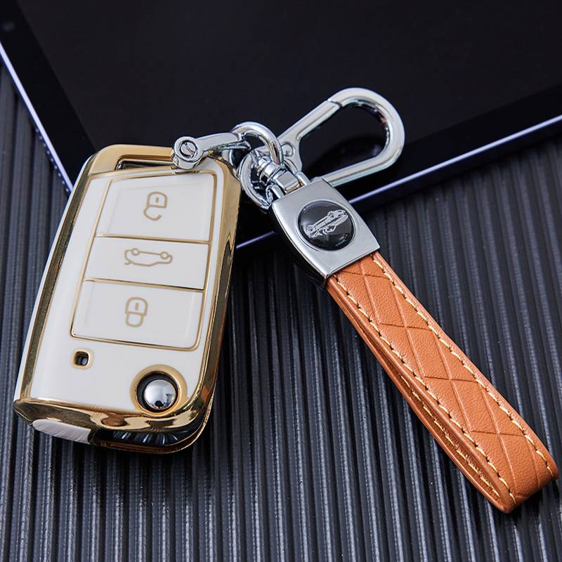 Applicable to Volkswagen POLO Langyou Lingdu Sagitar Golf Pokémon Tiger Tiger Tiger Terminal Beetle Car Key sleeve buckle