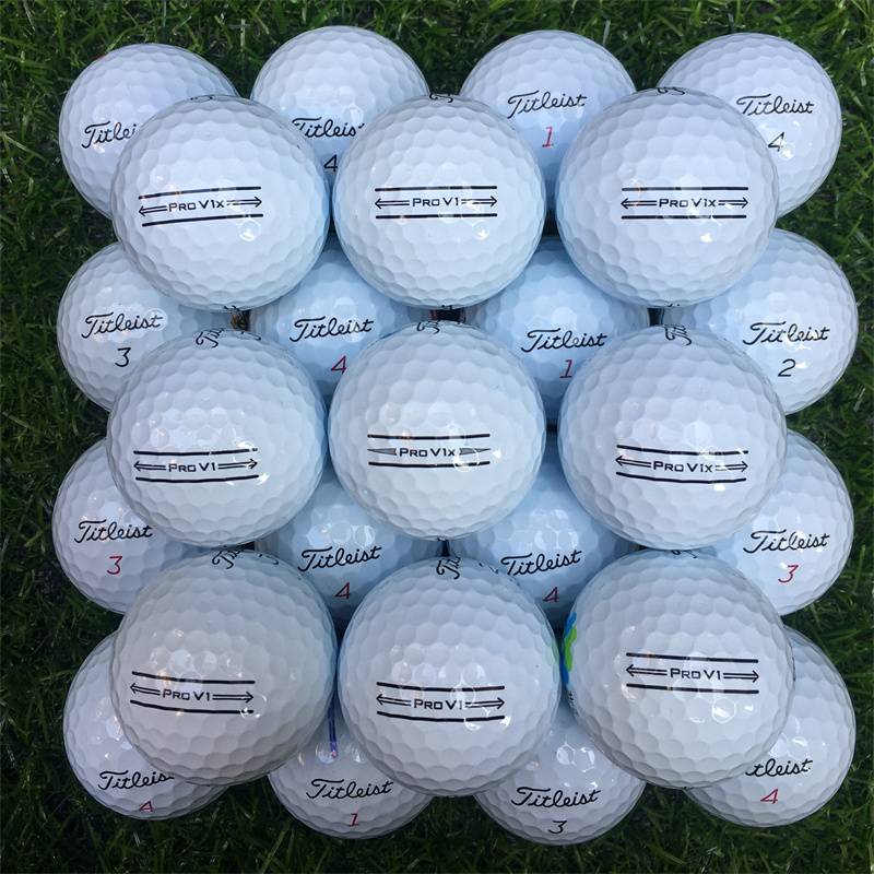 7-80 % of Titleist three-line balls