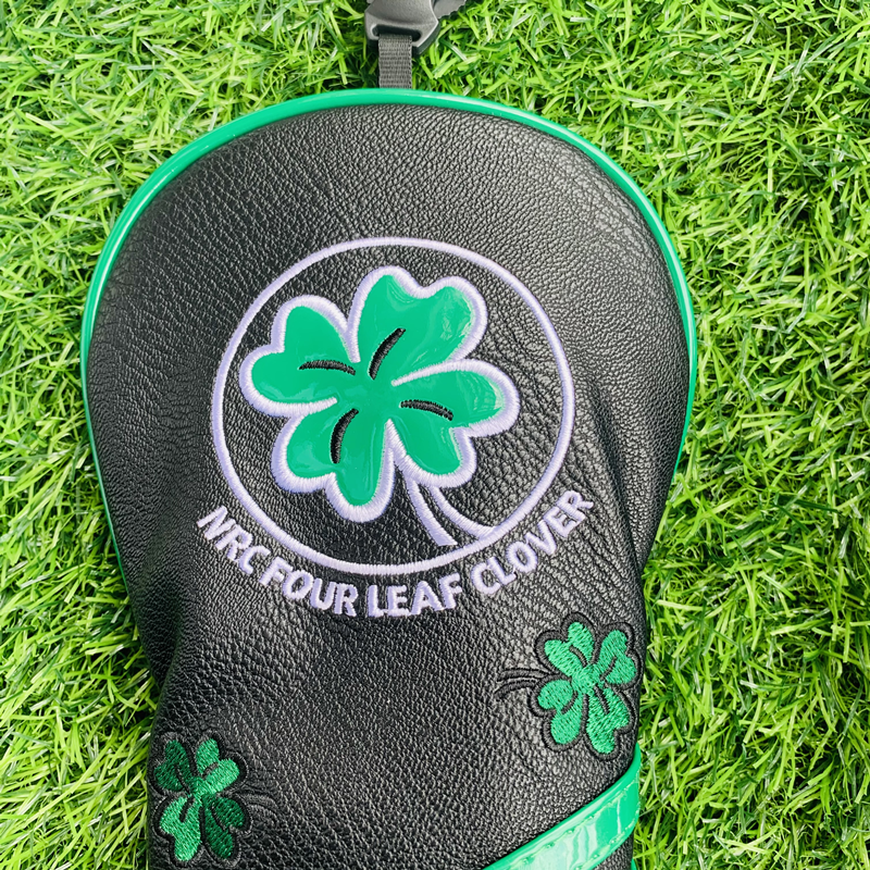 Lucky Four -Leaf Grass Golf Club Wooden Polar Head House No. 1 Iron Poor Pushing Pushing Rod Men's Ball Hat