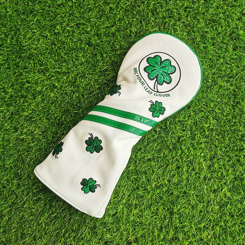 Lucky Four -Leaf Grass Golf Club Wooden Polar Head House No. 1 Iron Poor Pushing Pushing Rod Men's Ball Hat