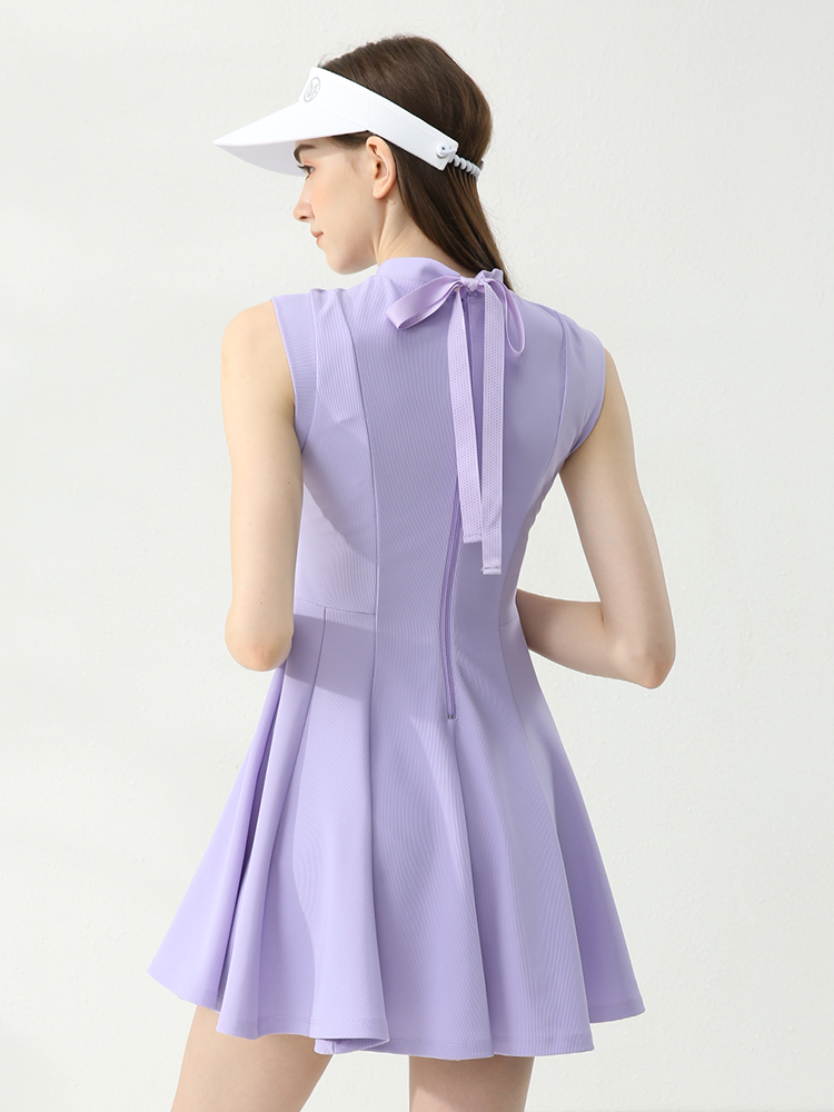 Summer Golf Women's Tennis Korean Slim Dress Top Skirt Set Women's Short Sleeve Golf Costume Women
