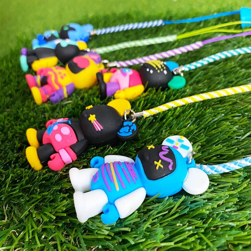 KOREA HOT GOLF TEE, A LOVELY CARTOON HANGER FOR GOLF TEE WITH A ROPE TO PROTECT THE GOLF PARTS
