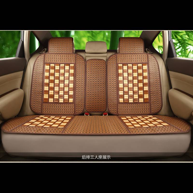 Bamboo car cushion Summer front row driver seat single -piece cushion cushion main co -driver single summer mat