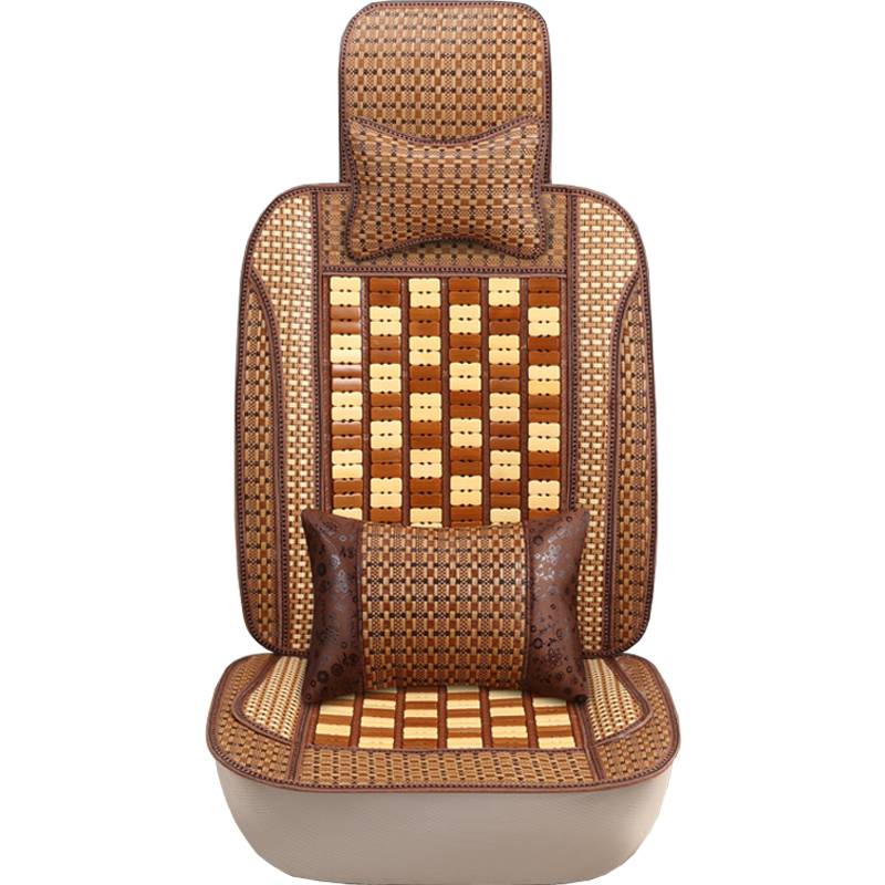 Bamboo car cushion Summer front row driver seat single -piece cushion cushion main co -driver single summer mat