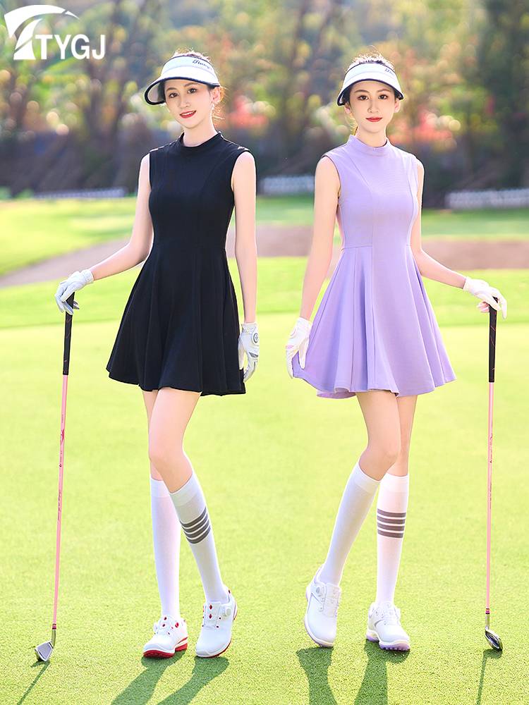 MS. GOLF, YOU'VE GOT A HIGH-TIP DRESS AND A BIG "A" DRESS