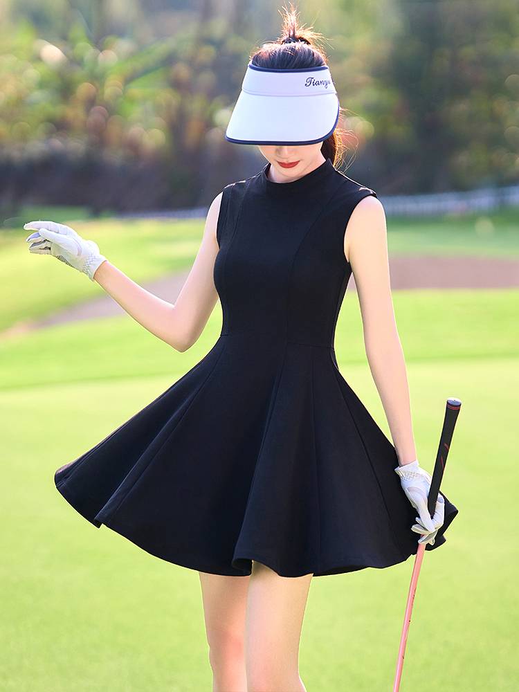 MS. GOLF, YOU'VE GOT A HIGH-TIP DRESS AND A BIG "A" DRESS