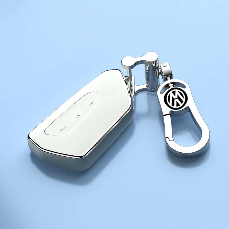 Key cover+metal buckle [ivory white]