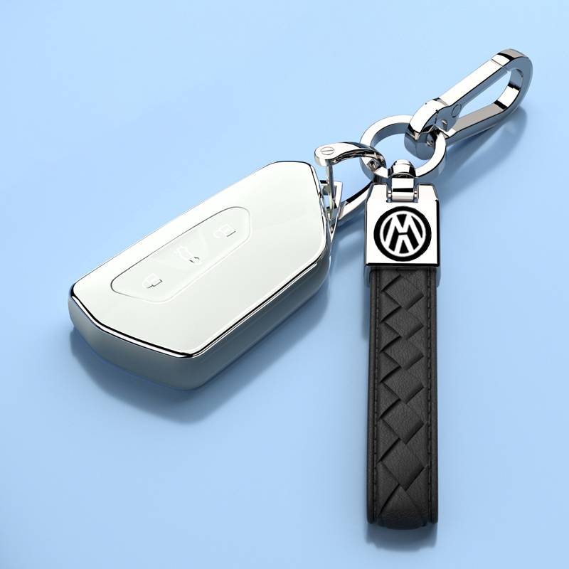 Key cover+lambskin buckle [ivory white]