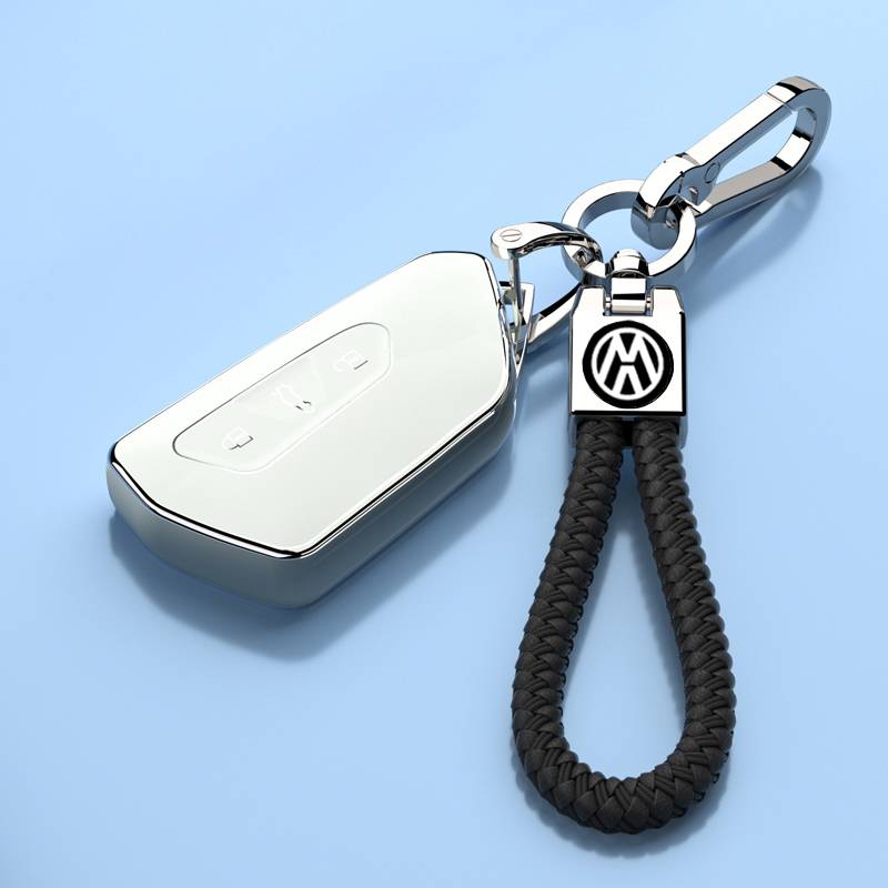 Key cover+weaving rope buckle [ivory white]