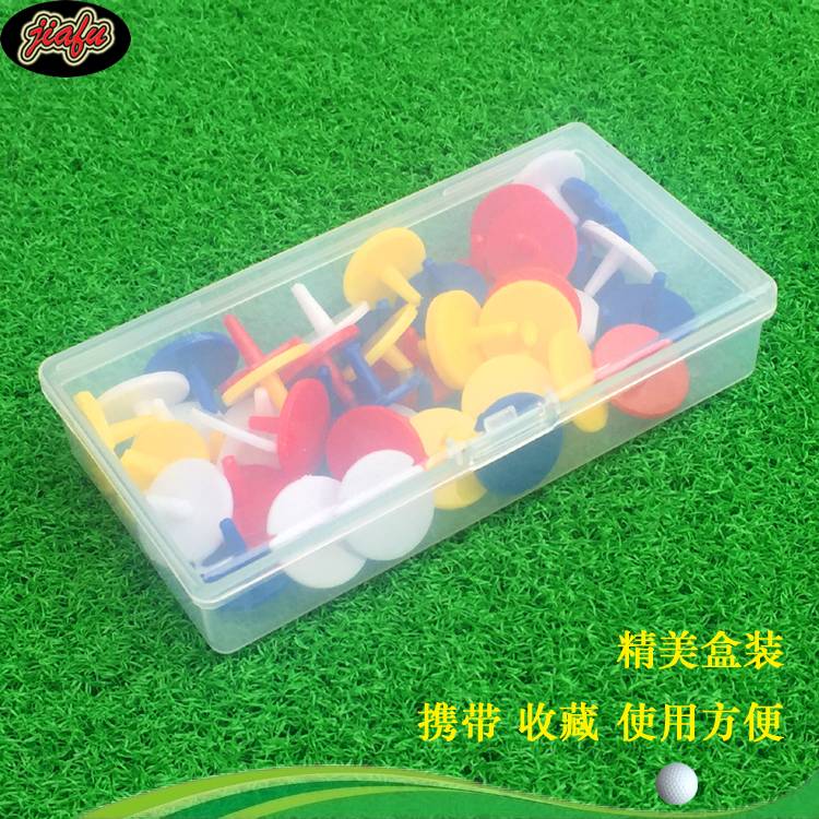 Golf balls box installed plastic Mark Mark marked position Plastic ball nail multi -color logo Tee