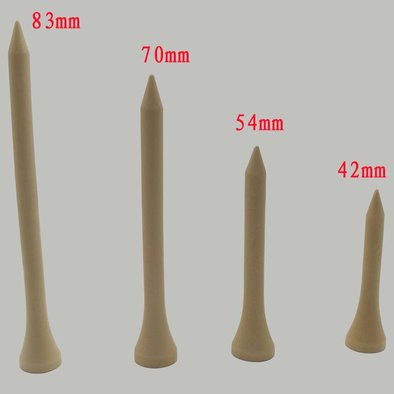 Bullet Golf Golf game kick -off with environmentally friendly ball nails, wood color wood Tee ball ladder balls