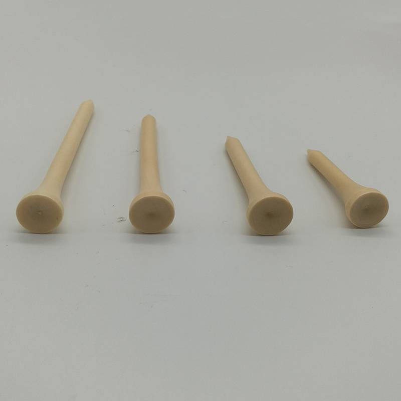 Bullet Golf Golf game kick -off with environmentally friendly ball nails, wood color wood Tee ball ladder balls