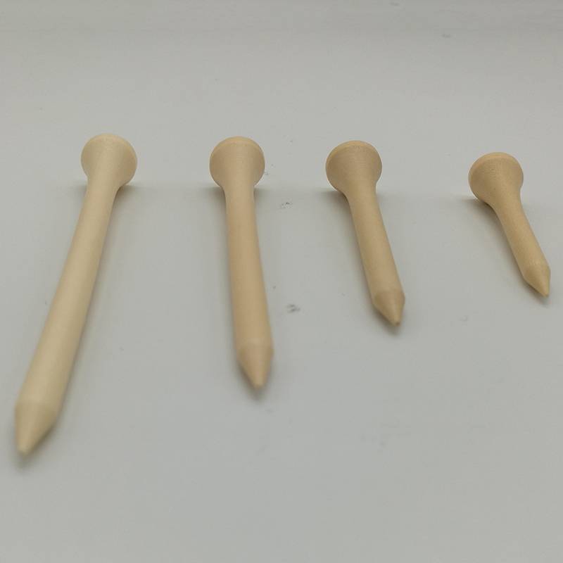 Bullet Golf Golf game kick -off with environmentally friendly ball nails, wood color wood Tee ball ladder balls