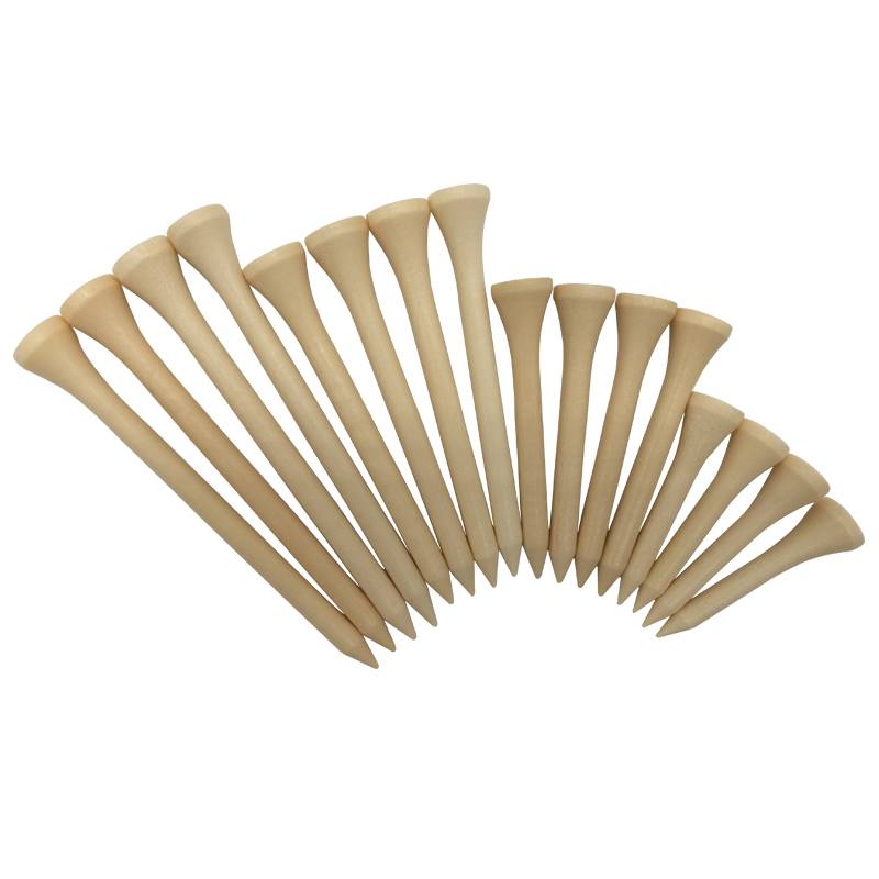 Bullet Golf Golf game kick -off with environmentally friendly ball nails, wood color wood Tee ball ladder balls