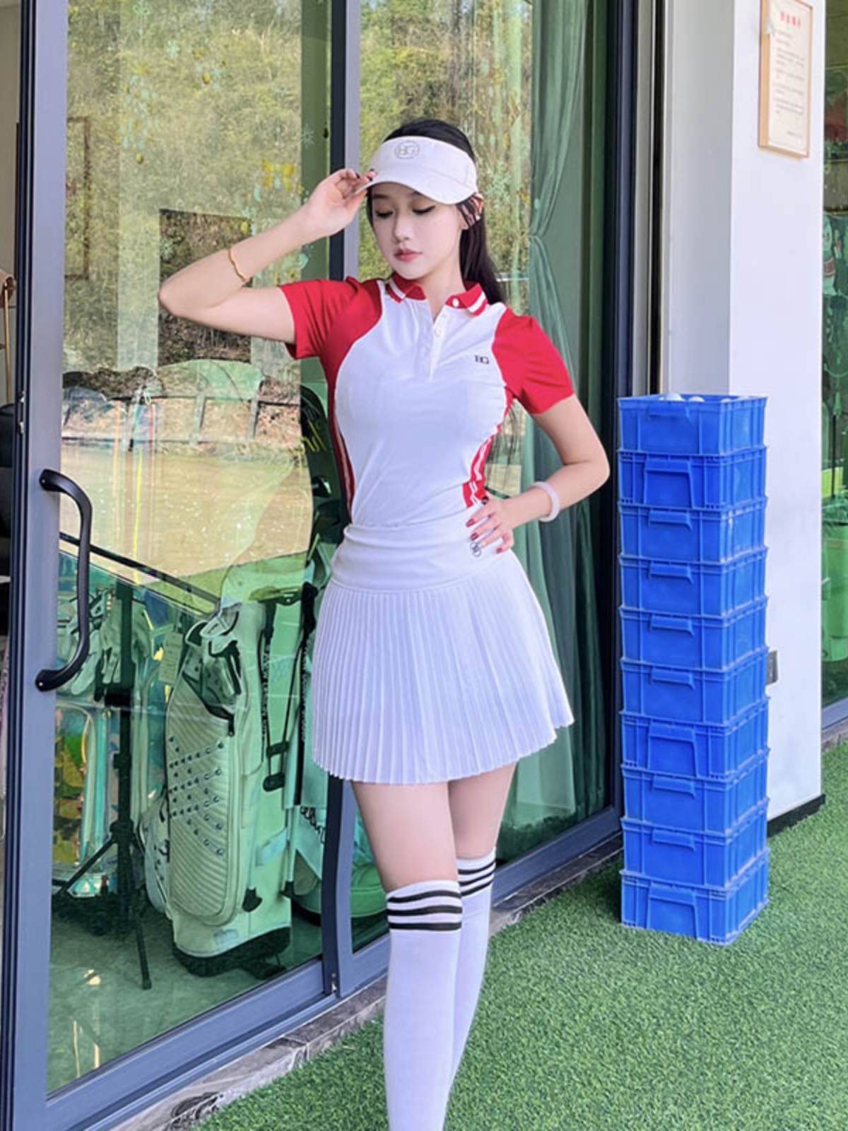 BG GOLF WOMEN'S SHIRTS, SHORT SLEEVES, T-SHIRTS, HOT END OF SUMMER AIR-SMUGGLING