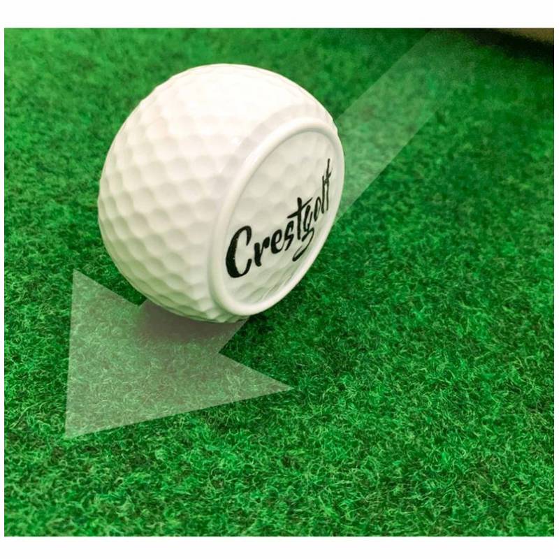 Flat -shaped golf ball push rod practice ball golf push rod training device correction push bolt training supplies