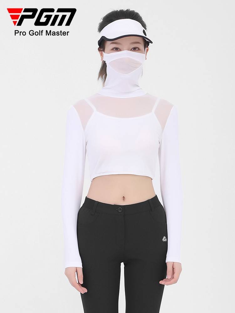 PGM golf base clothing female breathable UPF40+half -body long -sleeved summer clothing sleeve sleeve cricket wetting sunscreen jacket