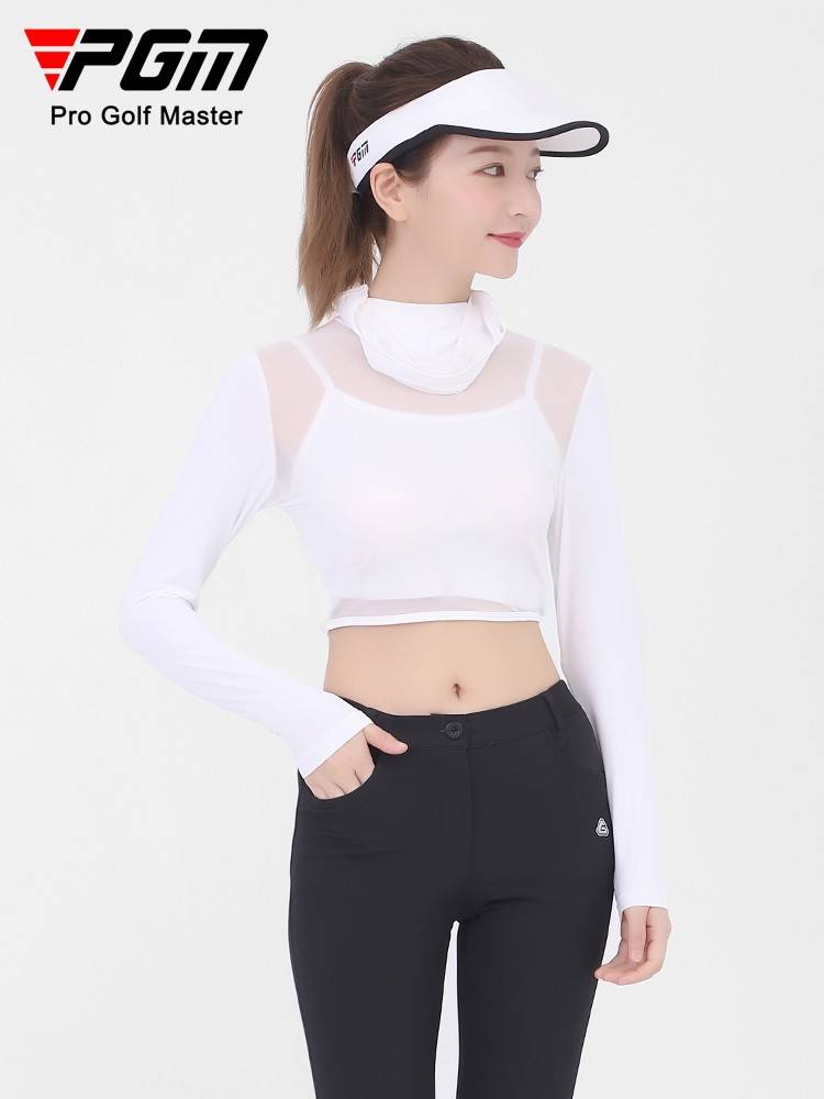 PGM golf base clothing female breathable UPF40+half -body long -sleeved summer clothing sleeve sleeve cricket wetting sunscreen jacket