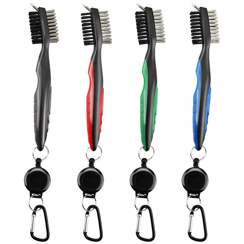 Golf club brush head brush head brush head clean double -sided brush golf supplies accessories ball head brush