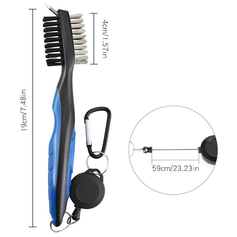 Golf club brush head brush head brush head clean double -sided brush golf supplies accessories ball head brush