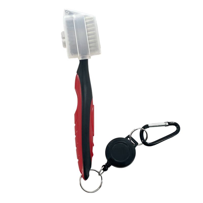 Red large handle brush+lid