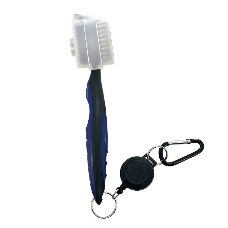 Dark blue large handle brush+lid