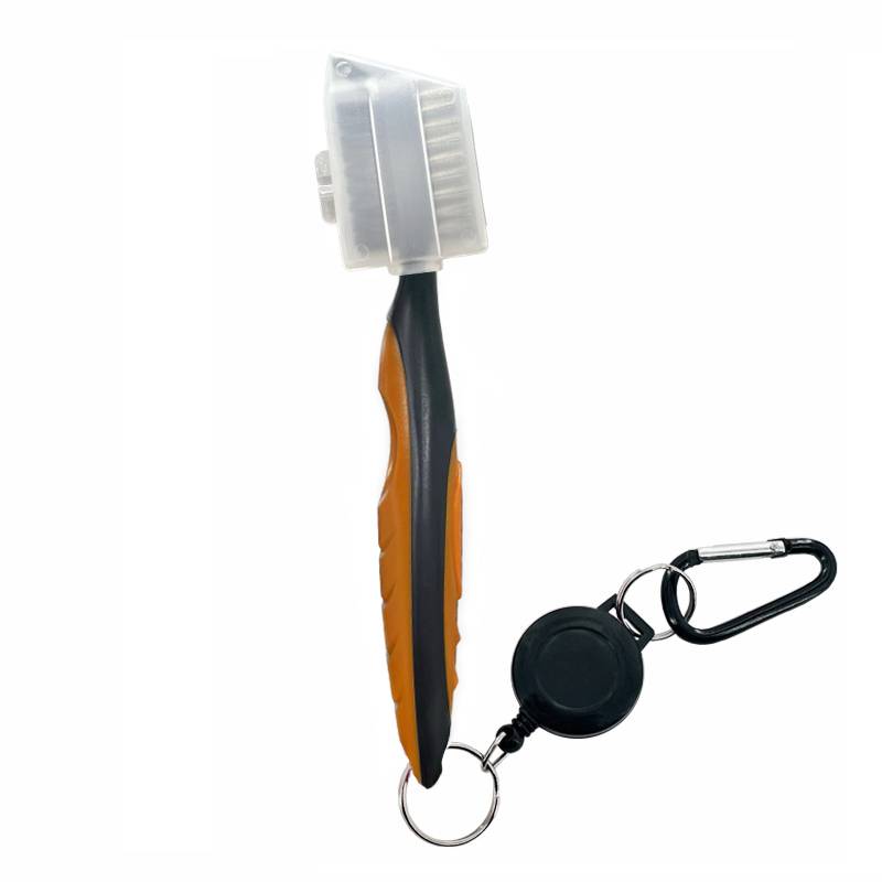 Orange large handle brush+lid