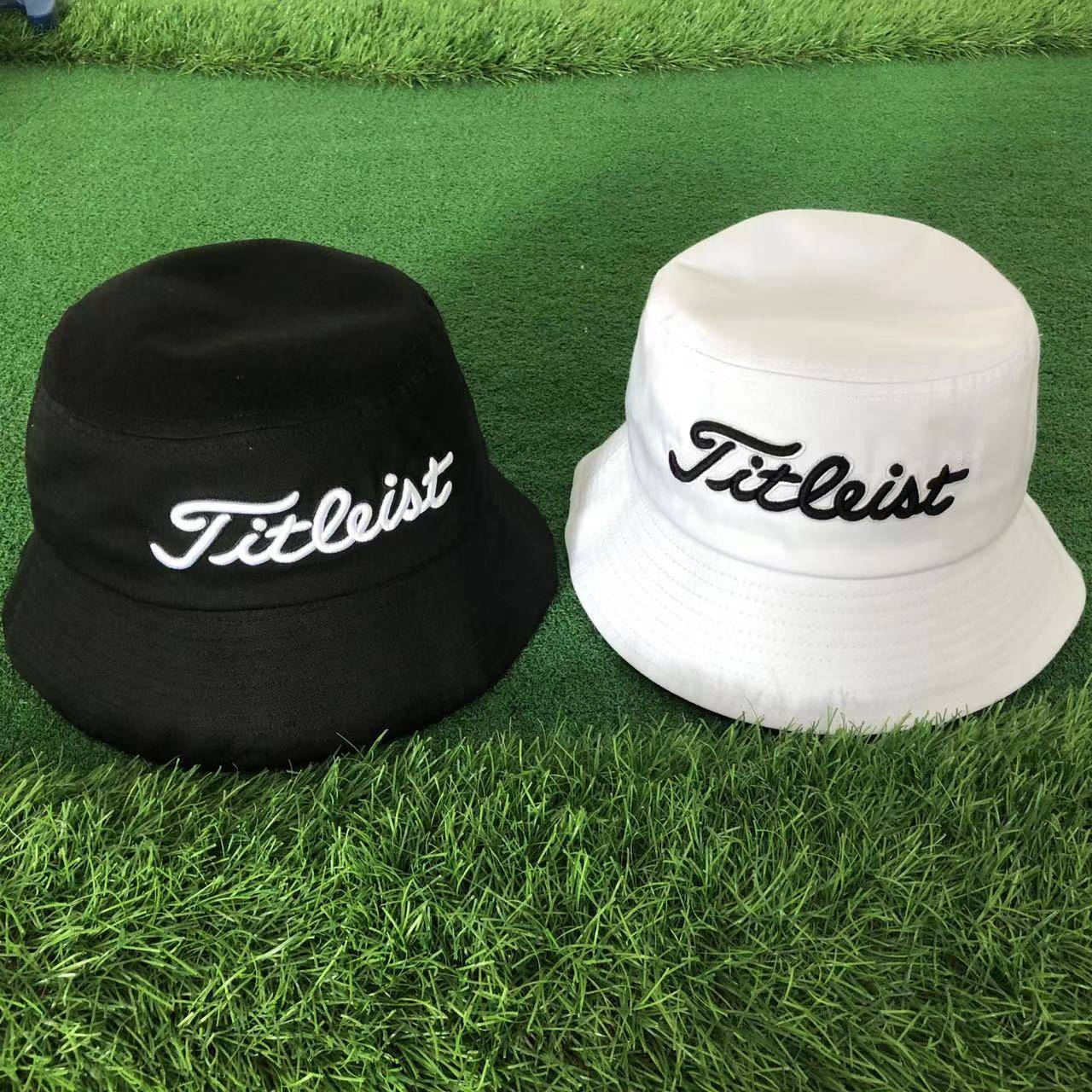 Golf new hats with top hats, breathable sun hats, Korean version red fisherman hat