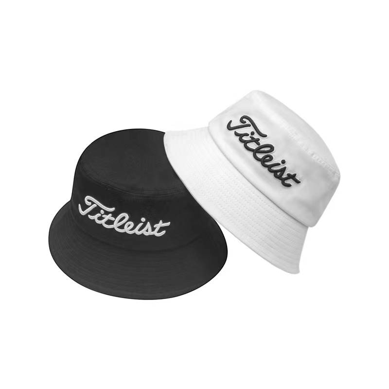 Golf new hats with top hats, breathable sun hats, Korean version red fisherman hat