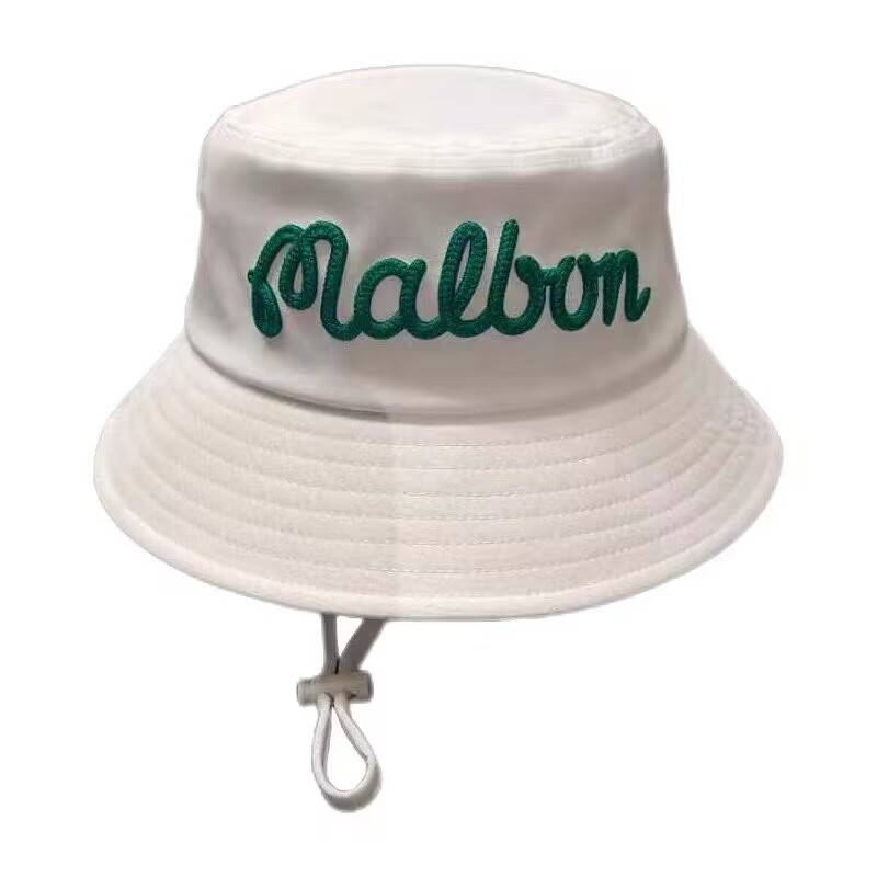Straw Hat Fisherman's Hat White