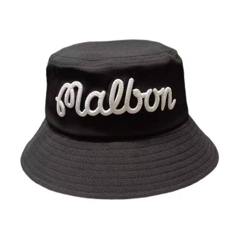 Straw Hat Fisherman Hat Black
