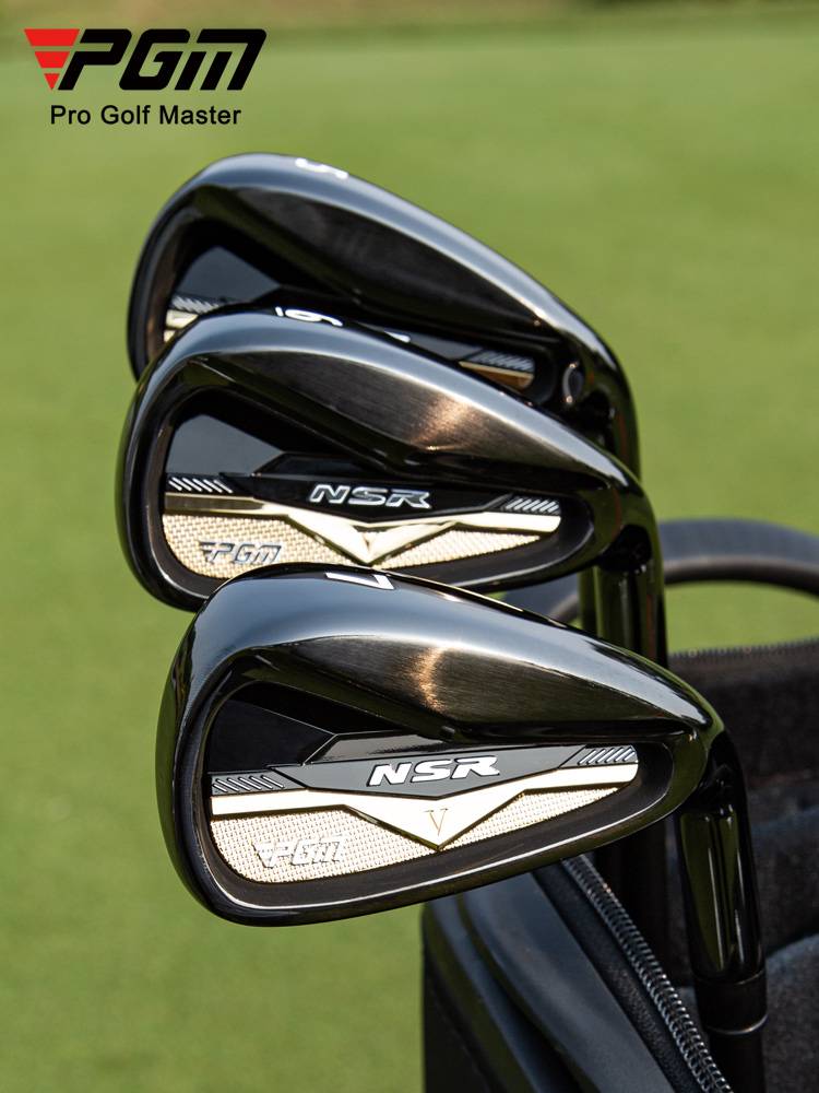 PGM, GOLF CLUB MAN, SEVEN POLES, SINGLE STAINLESS STEEL, SEVEN IRONS, WITH A WRONGLY HIGH, LOW-CORE CARBON