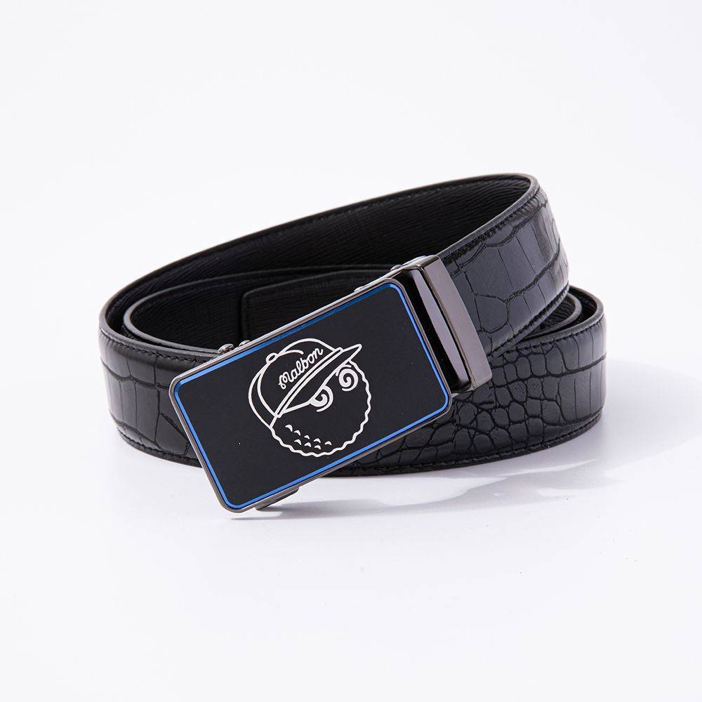New Korean golf cowhide wear -resistant leather couple men and women universal belt automatic belt