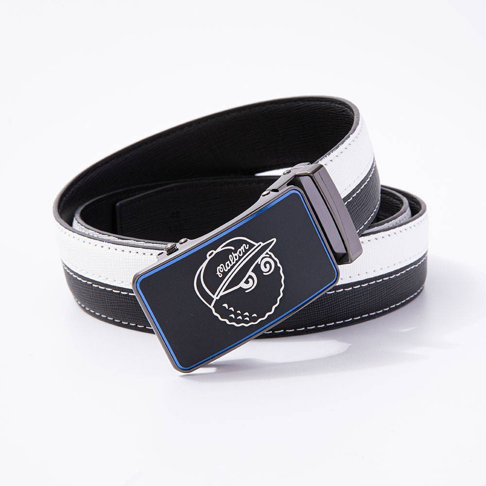 New Korean golf cowhide wear -resistant leather couple men and women universal belt automatic belt