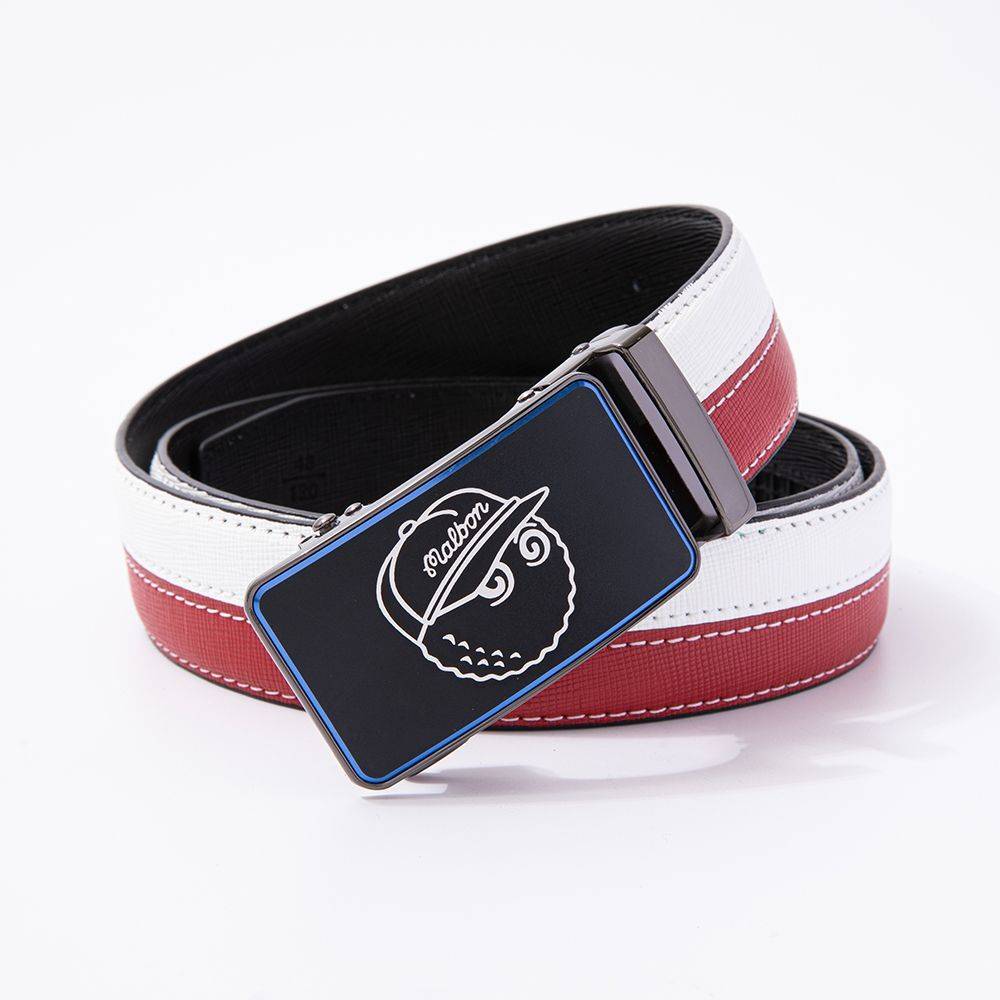 New Korean golf cowhide wear -resistant leather couple men and women universal belt automatic belt