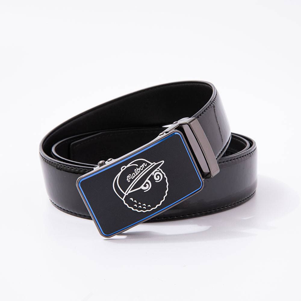 New Korean golf cowhide wear -resistant leather couple men and women universal belt automatic belt