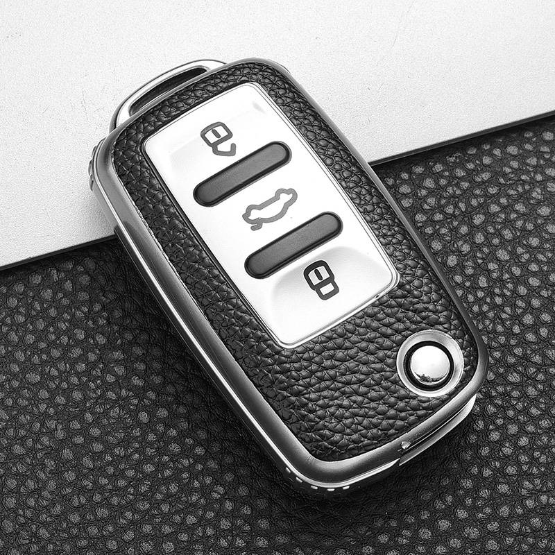 Leather -A style [Aurora silver+naked shell]