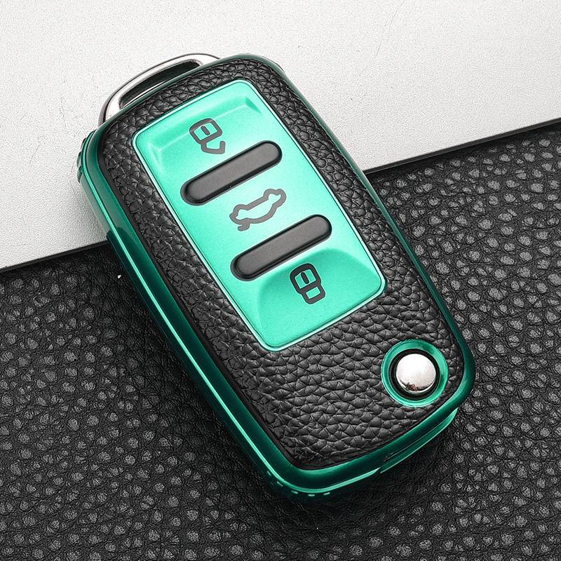 Leather pattern-A style [emerald+naked shell]