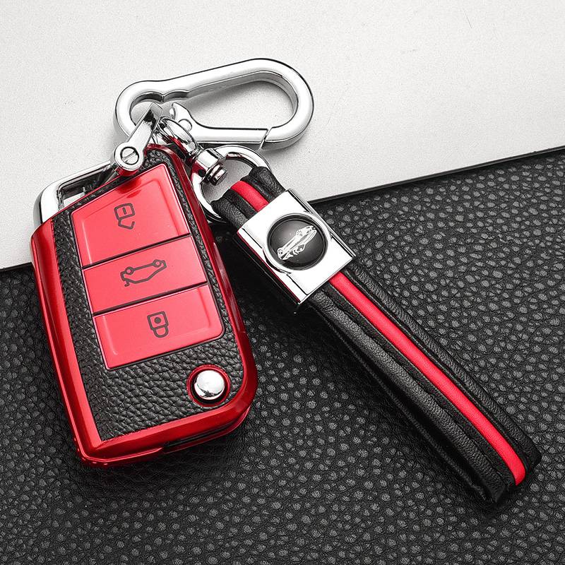 Leather -b model [temptation red+preparation dual buckle]