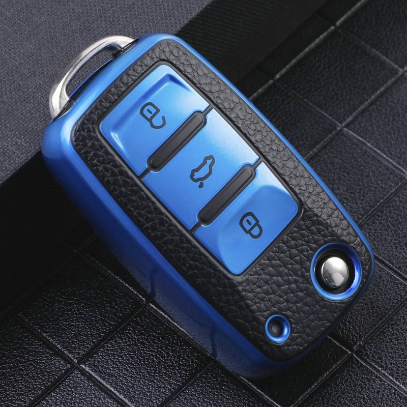 Leather pattern-A style [gem blue+naked shell]