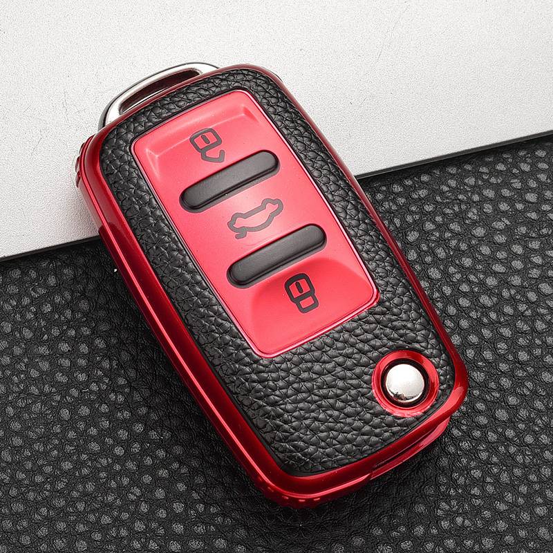 Leather pattern-A style [temptation red+naked shell]