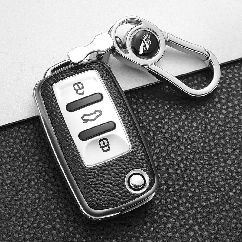Leather -A style [Aurora silver+metal buckle]