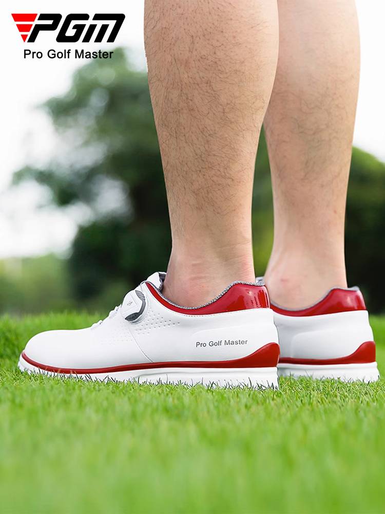 PGM golf shoes men's knob shoe lace sneakers anti -side skate shoes summer waterproof GOLF men's shoes