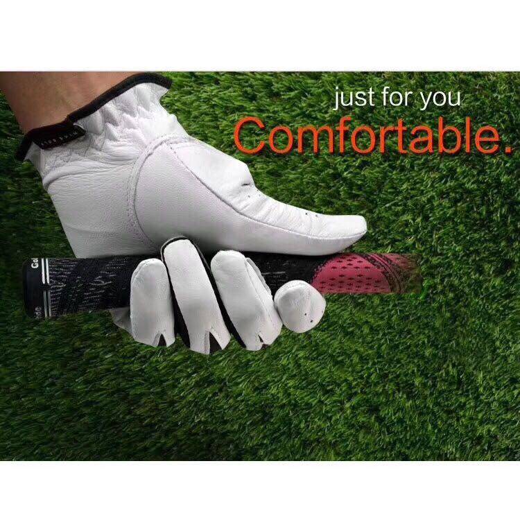golf men's whole sheepskin glove men's GOLF glove men's real sheepskin gloves left and right hands
