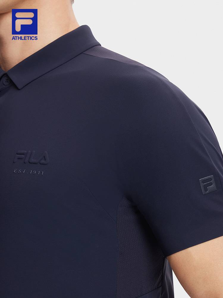 FILA, POLO MAN WITH A COOLER SHIRT, 2024, NEW MONEY FOR TENNIS SPORTS, AIR SHIRTS