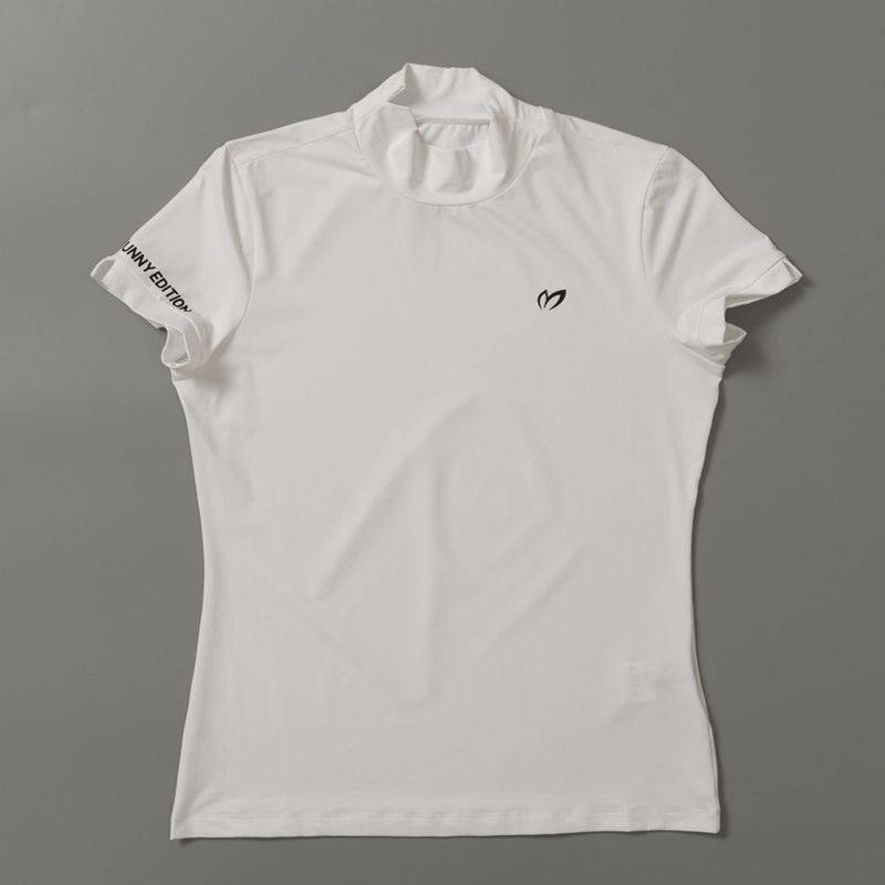 Golf girls in short-sleeves for the summer, high-strength retrofitting and aerobics to get a radiant, pure-coloured suit