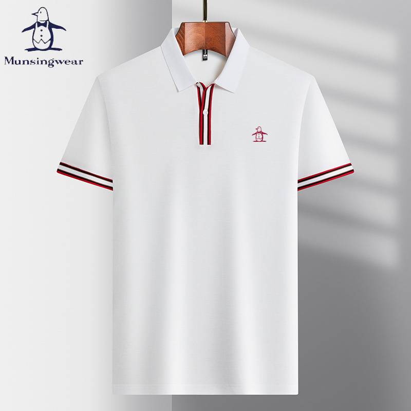 a giant penguin, a golf short-sleeve t-shirt for a man with a full-blown cotton polo, a summer-tweet embroidery