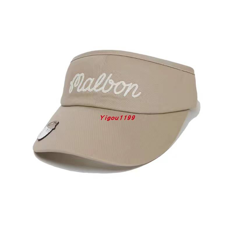 the new malbon golf hat lady empty-cap fisher hat, and the general sports hat to mark
