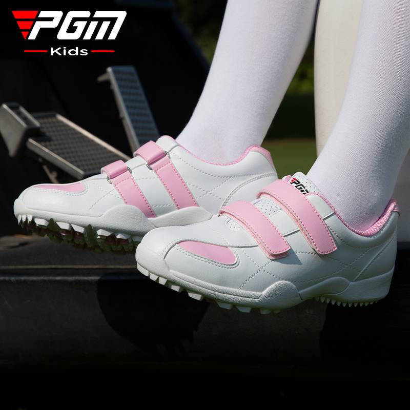 PGM children's golf shoes anti -slip shoes, boys, girls, magic stickers, comfortable young people breathable shoes